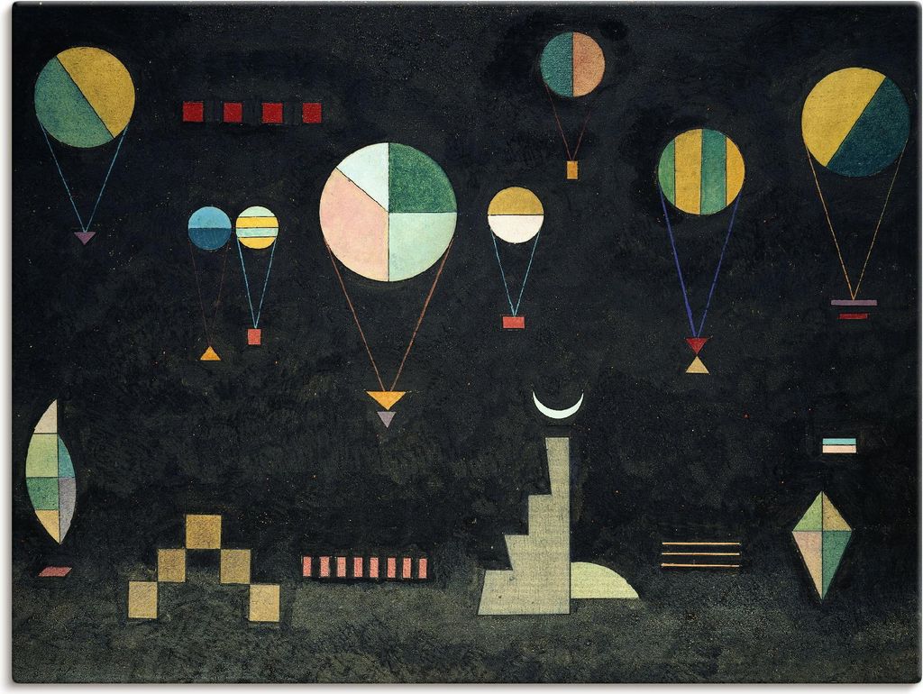 ARTland Leinwandbild Flach-Tief. 1930 Größe: 40x30 cm