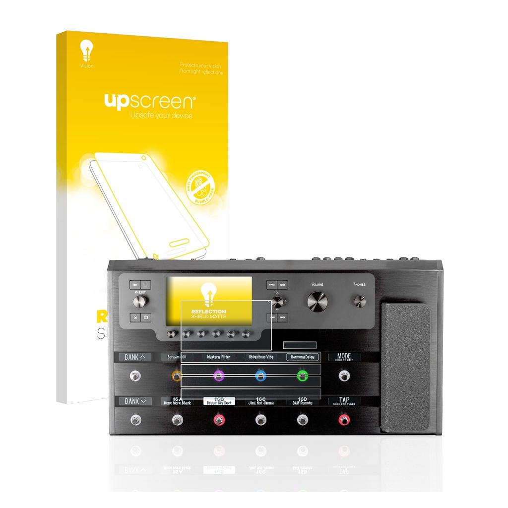 upscreen Schutzfolie für Line 6 Helix Floor Displayschutz Displayschutzfolie Folie Matt Entspiegelungsfolie