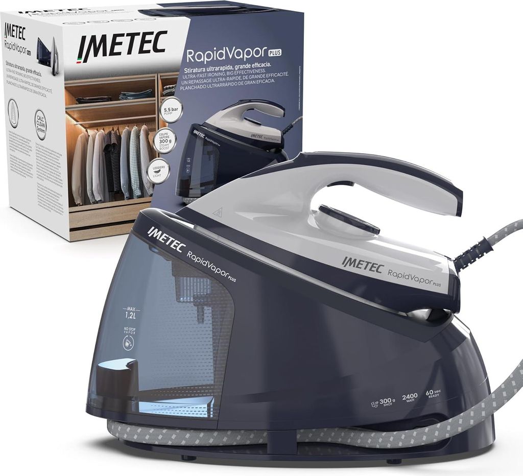 Imetec Rapidvapor Plus parní generátor 5,5 bar 300 g rychlý Obrázek produktu 
