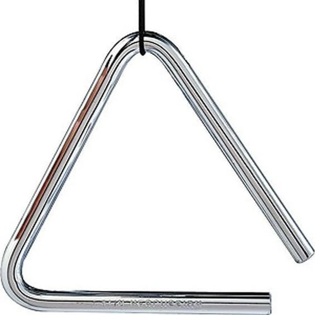 Triangle Latin Percussion 15 cm LP311A en acier chromé avec batteur