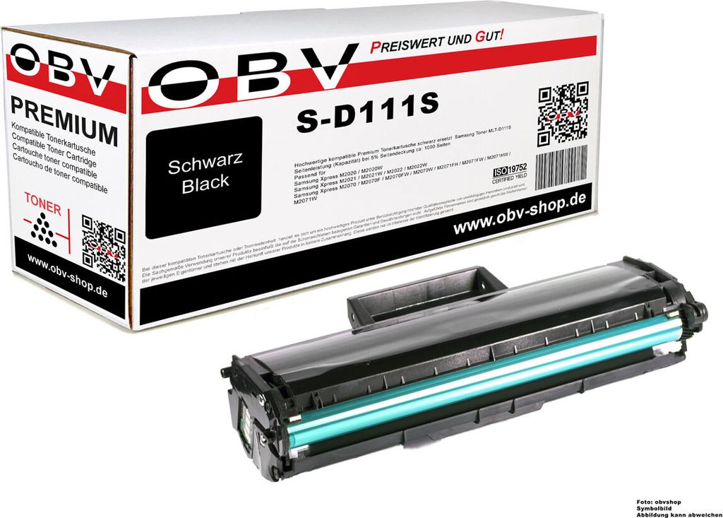 Kompatibel Toner ersetzt Samsung MLT-D111S D111S 111S MLTD111S für Samsung Xpress M2020 M2020W M2022 M2022W M2070