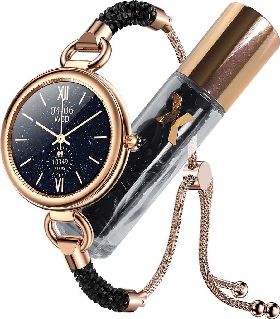 Montre bijoux connectée MAXCOM FW51 Cristal Noir Image du produit 
