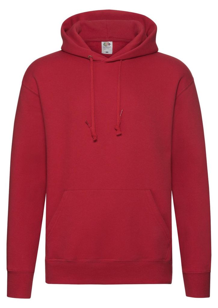Fruit of the Loom - "Premium" Kapuzenpullover für Herren FK2768 (XL) (Rot)