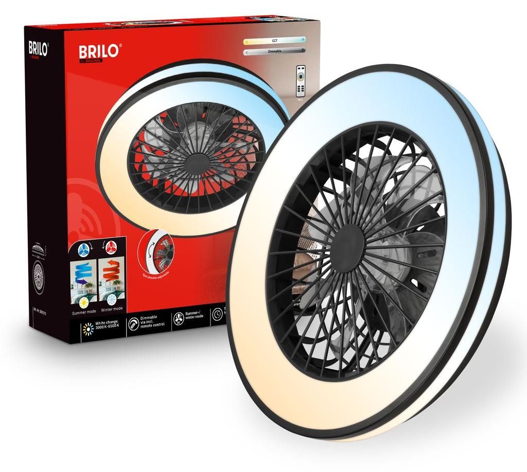 LED Deckenventilator Beleuchtung Deckenlampe Schlafzimmer Produktbild 