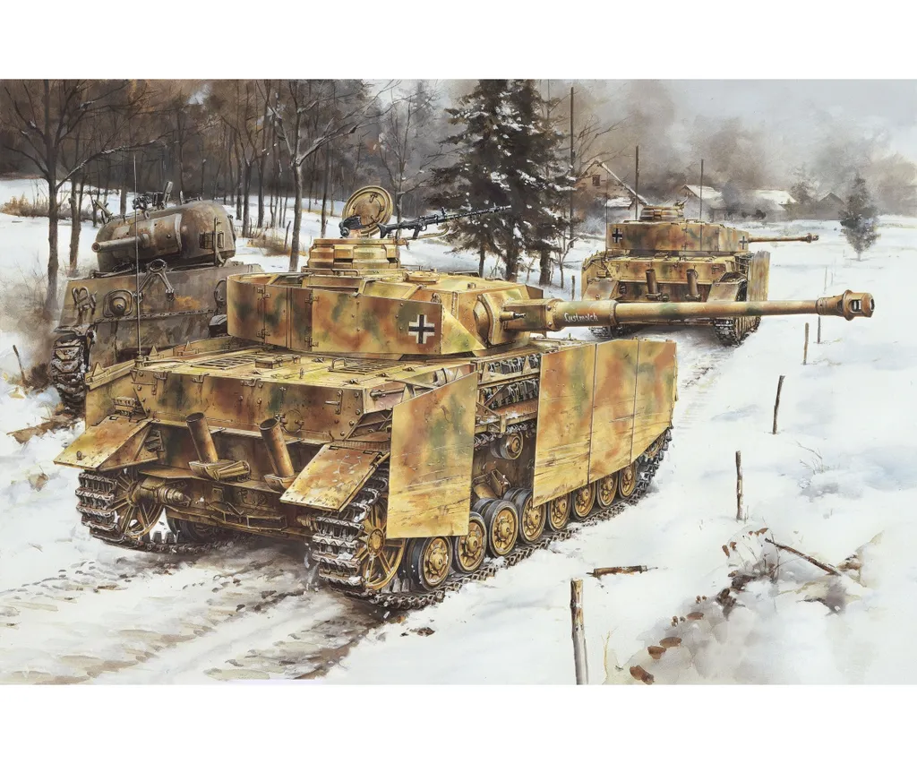 Pz.Kpfw.IV Ausf.J 1/35 Dragon - Idéal pour Diorama Seconde Guerre Mondiale
