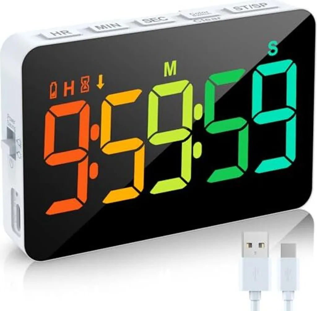 Xrexs LED Timer RGB: 10 Colori e Display 5" - Offerta Limitata