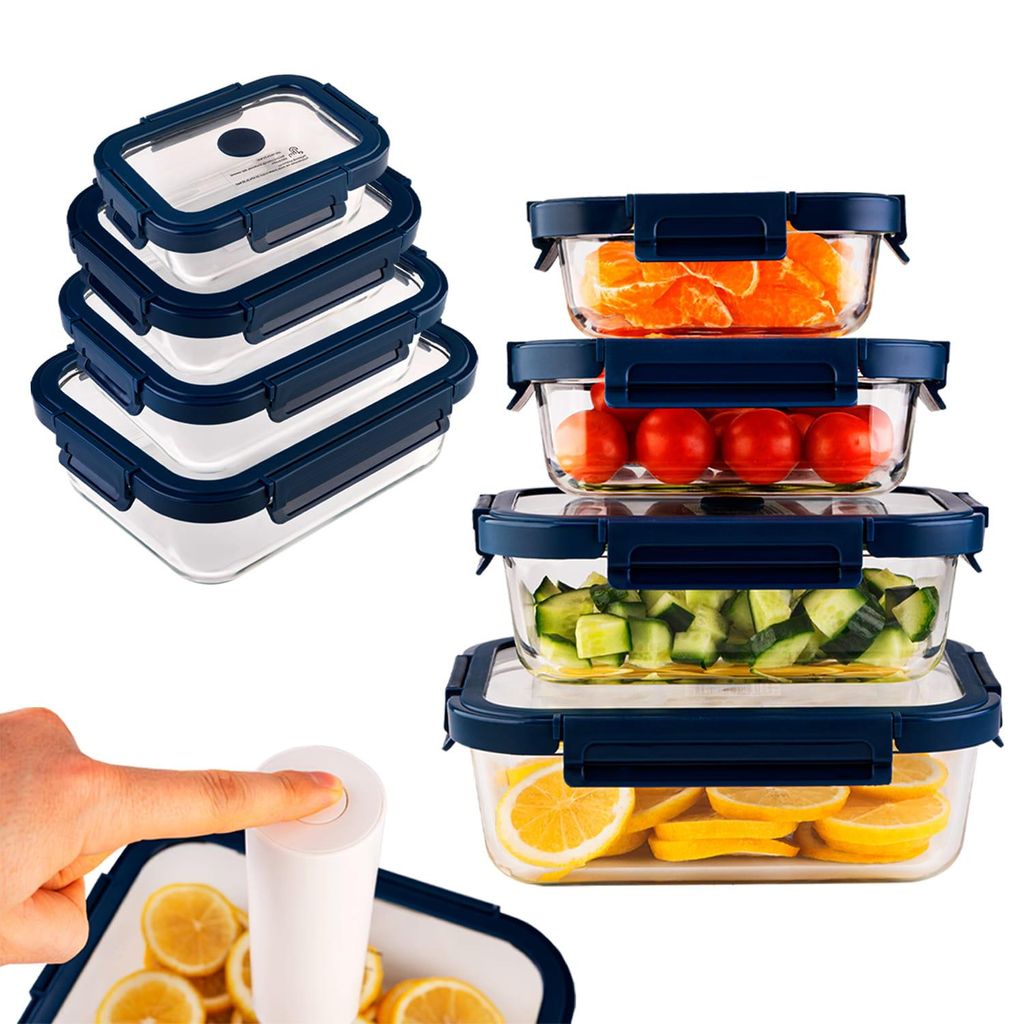 SuperButelki.pl - Lot de 4 récipients alimentaires : 370 Image du produit 
