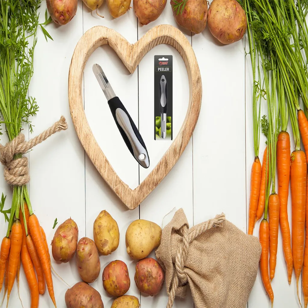 Pelaverdure Coltello per pelare patate e carote Raschietto - 6