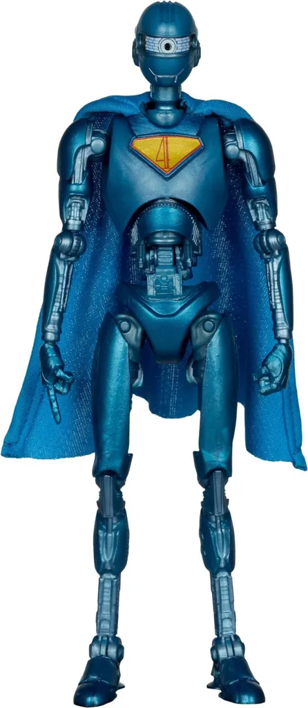 Figurine Superman Robot Edition Platine 18cm avec 22 articulations
