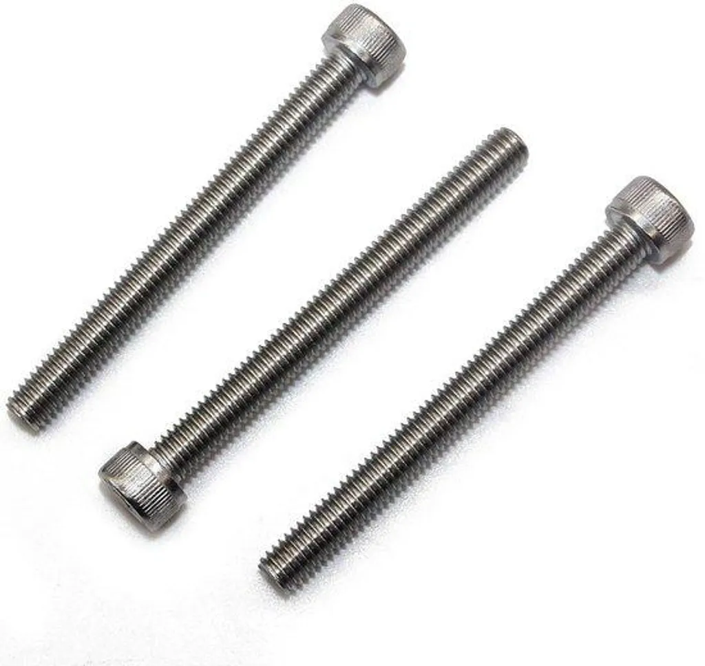 Lot de 6 Vis à Six Pans Creux M6 x 90 mm en Inox A2-70 Résistant DIN 912