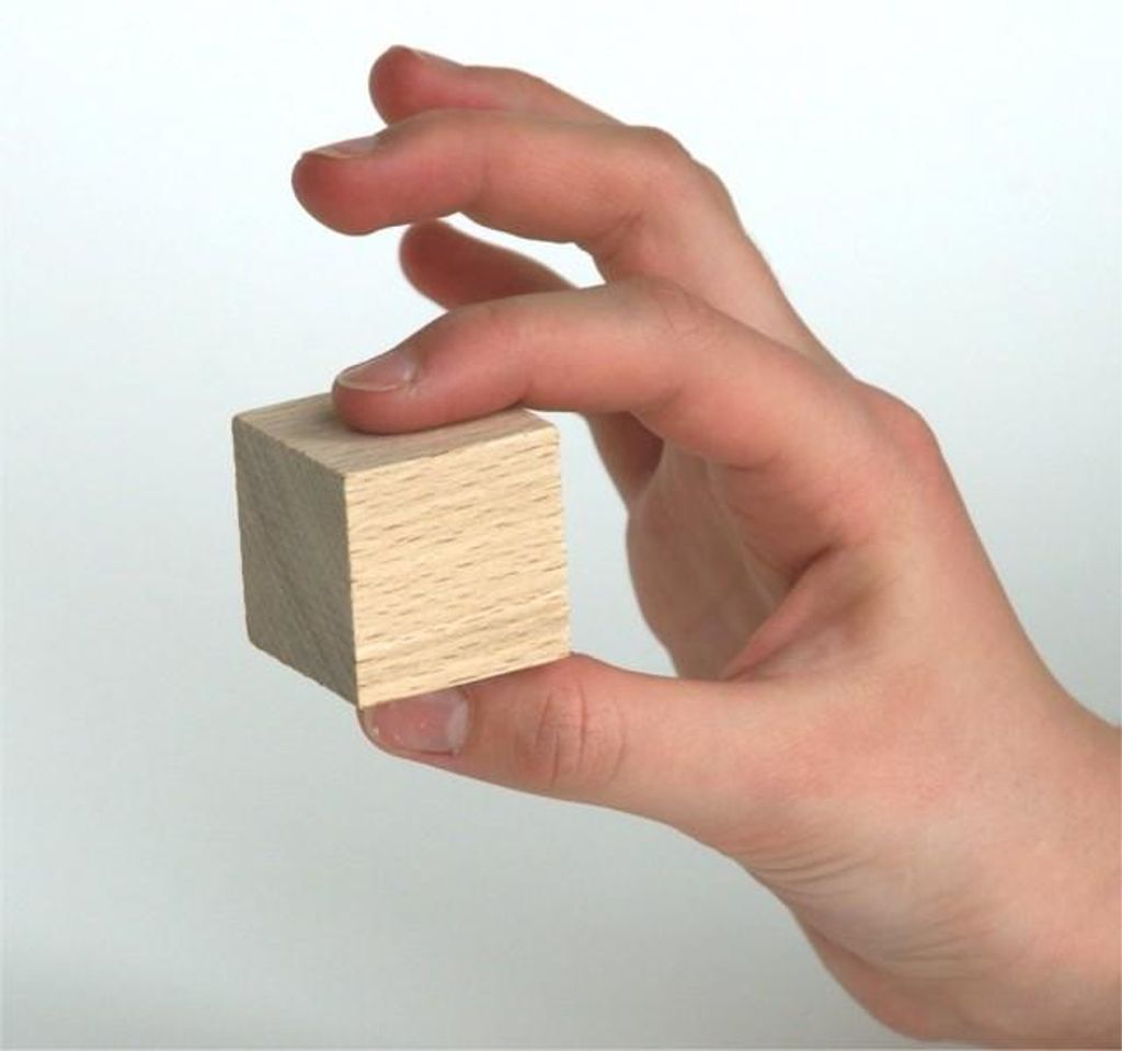 Würfel Buche natur vollkantig 30mm Produktbild 