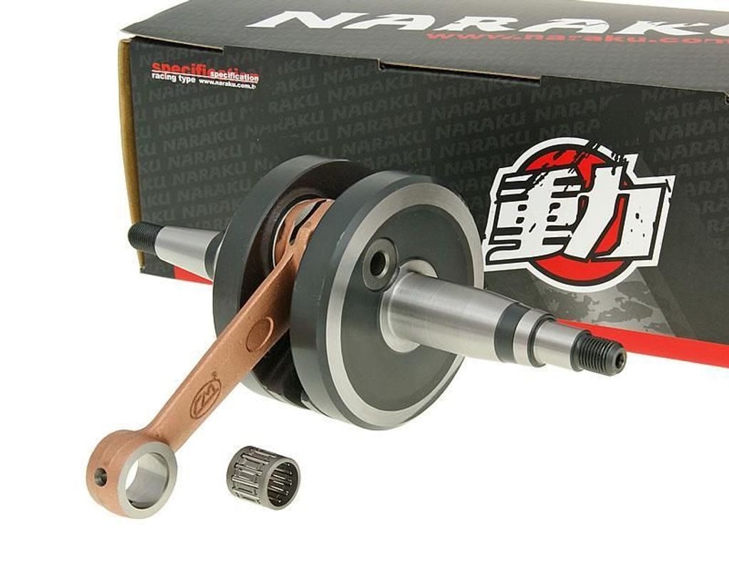 Kurbelwelle Naraku für Derbi Senda 50, Gilera SMT 50 mit Derbi Motor EBE, EBS