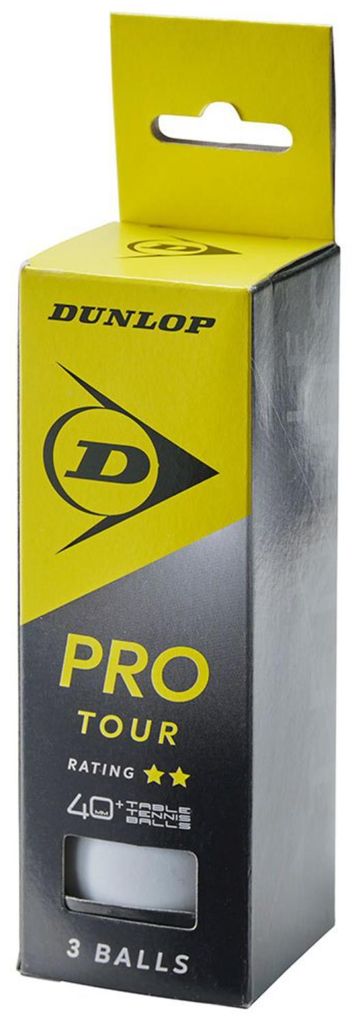 Dunlop 40+ Pro Tour 3 Ball White - biały, Rozmiar:- Zdjęcie produktu 