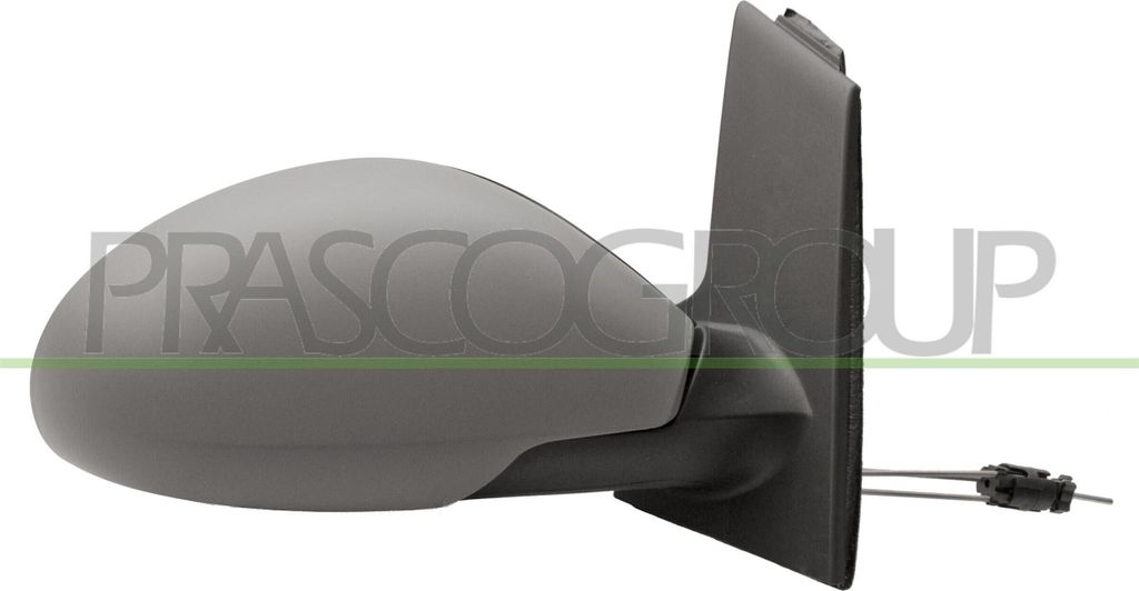 PRASCO ST3207123 Außenspiegel Seitenspiegel Rechts für SEAT Altea (5P1) Konvex Grundiert Manuell