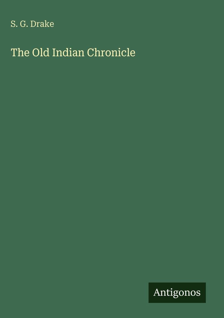 The Old Indian Chronicle