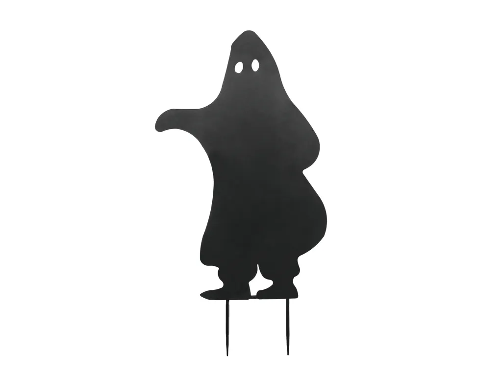 Déco Halloween vent et pluie : Fantôme métal 75cm robuste EUROPALMS