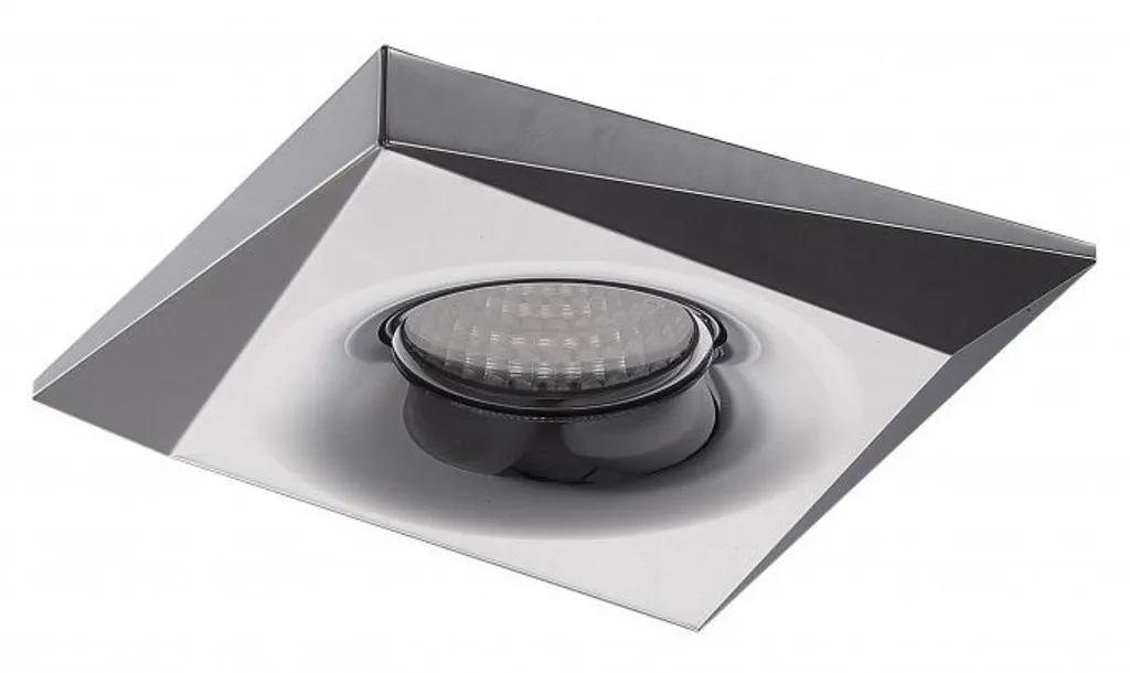 Illuminazione Luxury Azzardo Lorenzo AZ1617 | Faretto Cromo Quadrato