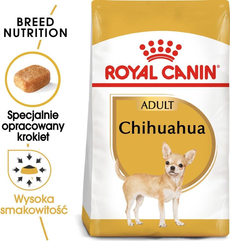 Royal Canin Chihuahua Adult, Dorosły, Chihuahua, XS (<4 Zdjęcie produktu 