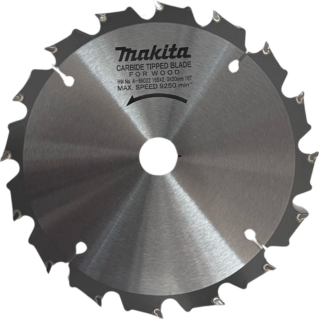Makita A-86022 TCT Kreissägeblatt 165x2x20mm 16T 23°