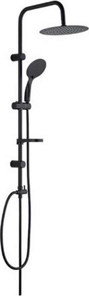 Laveo FINO PL2_70OX Duschset, schwarz