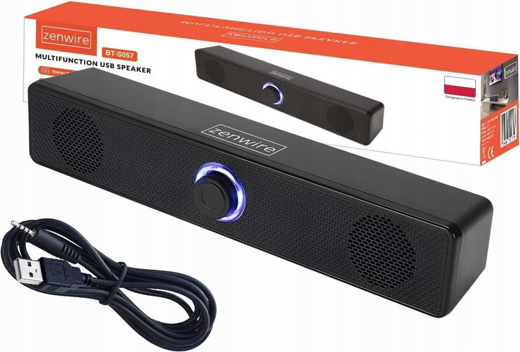 Mini-Soundbar - Computerlautsprecher - 2.0 USB - für Laptop Produktbild 