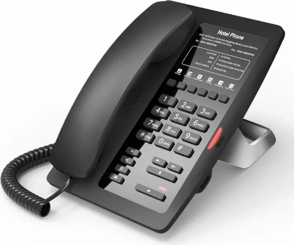 Fanvil H3w Telefono Voip Nero WiFi per Hotel e Uffici - Offerta Online