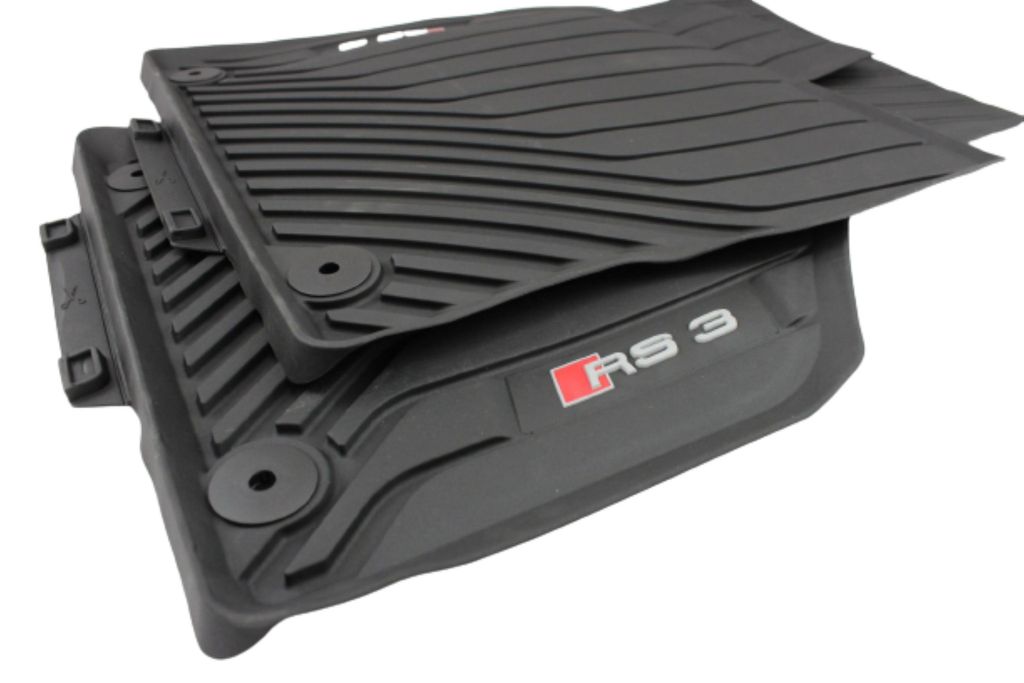 Original Audi RS3 2015-2020 Allwettermatten Gummifußmatten Produktbild 