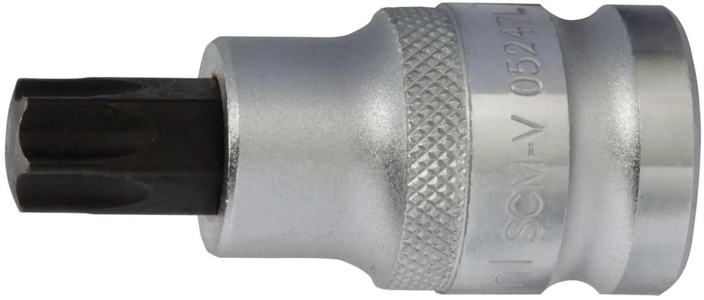 SW-Stahl 05242SB Schraubendrehereinsatz, 1/2 I T-Profil I T25 x 53mm I Schraubendreher-Einsatz für Torx I Sechskant Einsatz
