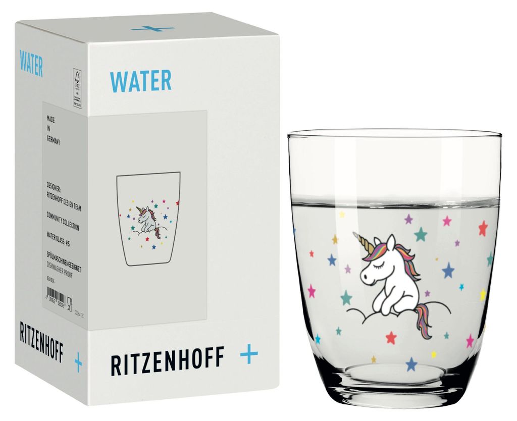 Bicchiere per bambini Ritzenhoff, motivo unicorno, 210 ml, Immagine del prodotto 