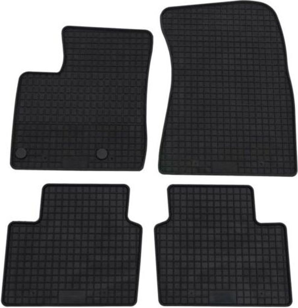 für Nissan Qashqai ab 06//2021 Passform PETEX Gummimatten 4-teilig schwarz Allwettermatten Gummifußmatten