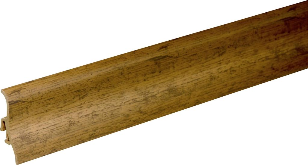 FN Neuhofer Fußleiste 250 cm 48 x 21 mm Eiche rustikal Produktbild 