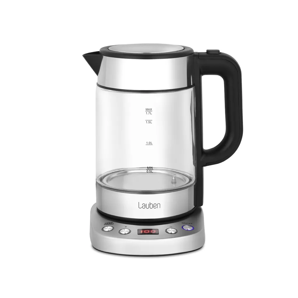 Lauben EK17GS Bollitore Elettrico Vetro 1.7L 2200W - Offerta Retail