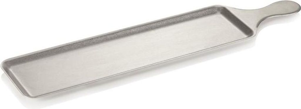 4x Serviertablett STEEL & STYLE HERITAGE, 53 x 11,5 x 1 cm, Chromnickelstahl 18/8