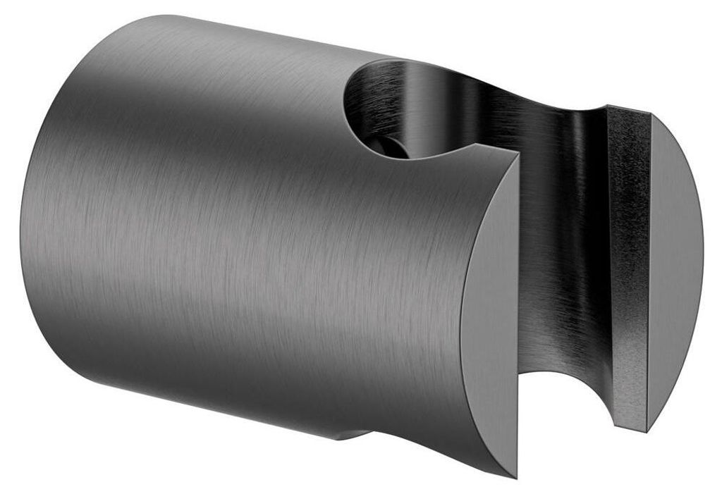 Douchehouder, rond, stevig, gunmetal kleur Productafbeelding 