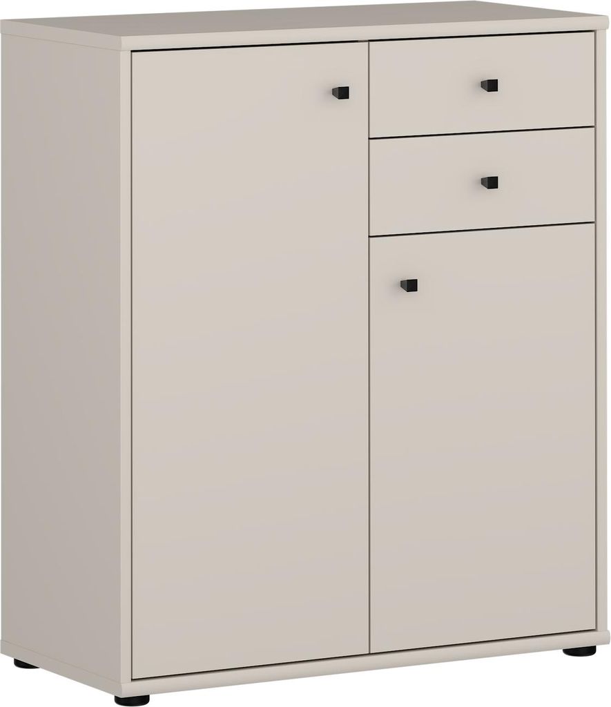 Kommode >TEMPRA2< in Sand - 73,7x85,5x34,8cm (BxHxT)