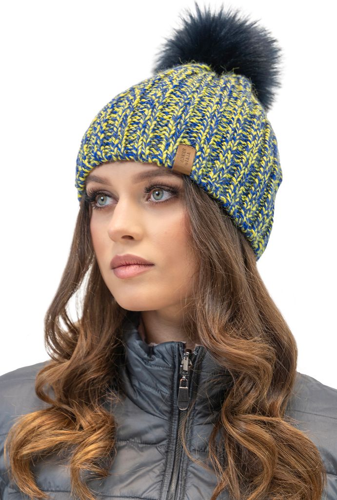 Vivisence Winter Bommelmütze Für Damen Herbst Frauen Wintermütze Mit Bommel Antistatischem Innenfutter Perfekte Passform Für Kalte Wintertage M...