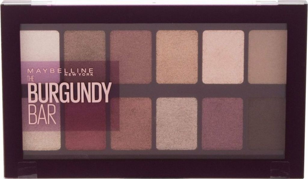 Maybelline New York The Burgundy Bar paleta cieni do powiek Zdjęcie produktu 