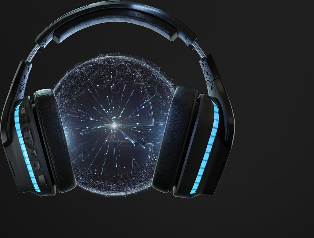 Logitech G G935 Kopfhörer Kabellos Kopfband Gaming Schwarz, Produktbild 34