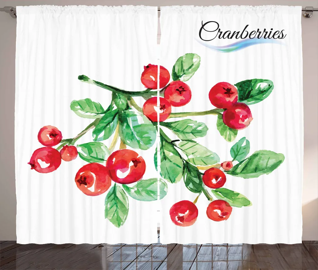 Tenda Botanica ABAKUHAUS 280x175 cm Rosso Verde - Tendenza Home Decor