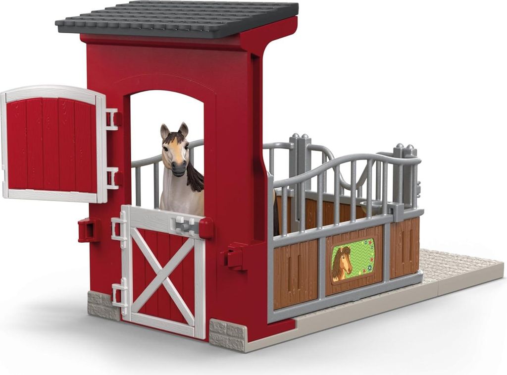 schleich FARM WORLD Ponybox mit Mustang Stute, Tier, Produktbild 