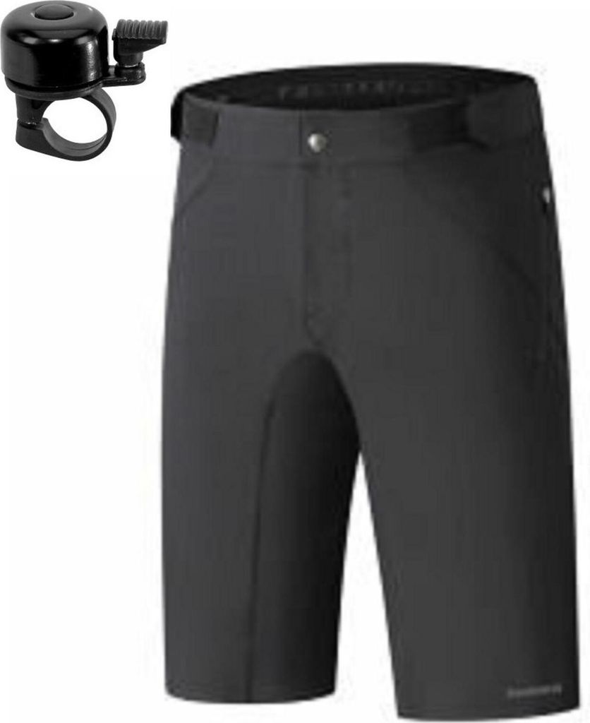 Shimano Fahrradbekleidung Fahrradhose YOSHIMUTA Shorts Gr. S inkl. Fahrradklingel
