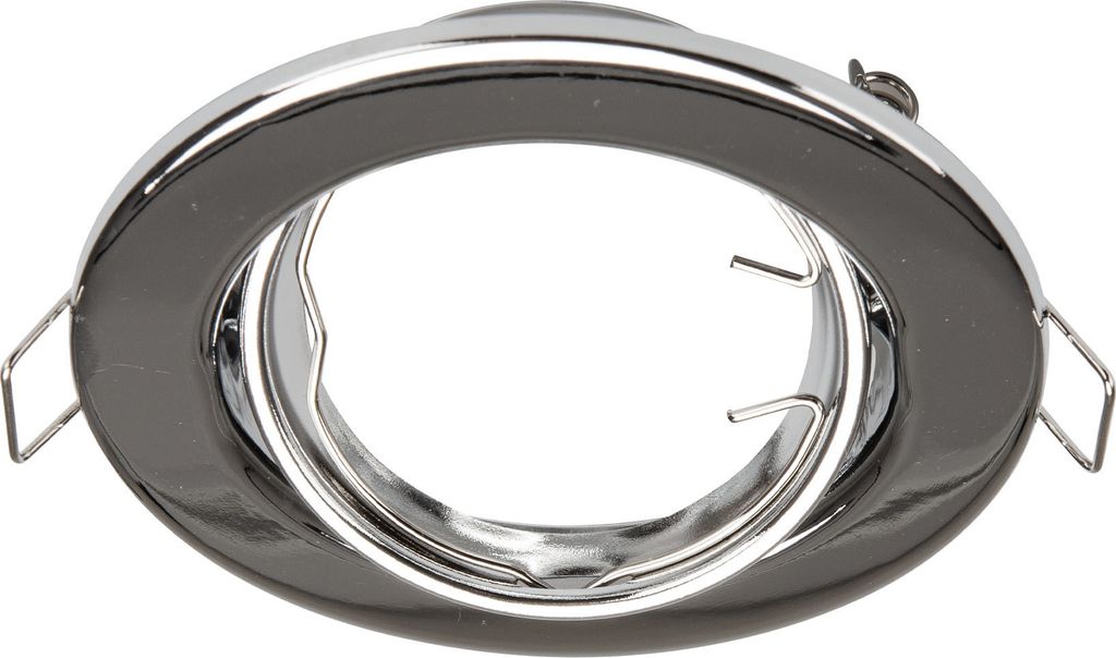 Einbaurahmen Verchromtes Metall 6101-A-C Ø65 mm für GU10 | MR16 IP20