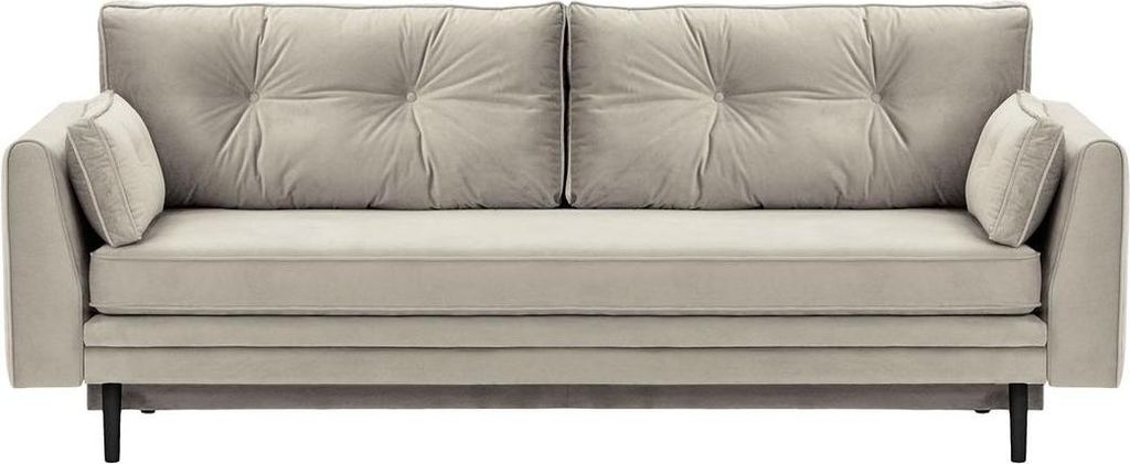 Schlafsofa mit Bettkasten Magnus-Velluto 15-black
