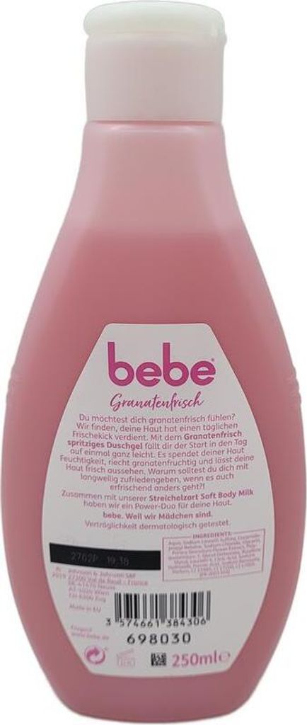 Bebe Smoothie Duschgel Granatapfel mit Granatapfelduft Produktbild 