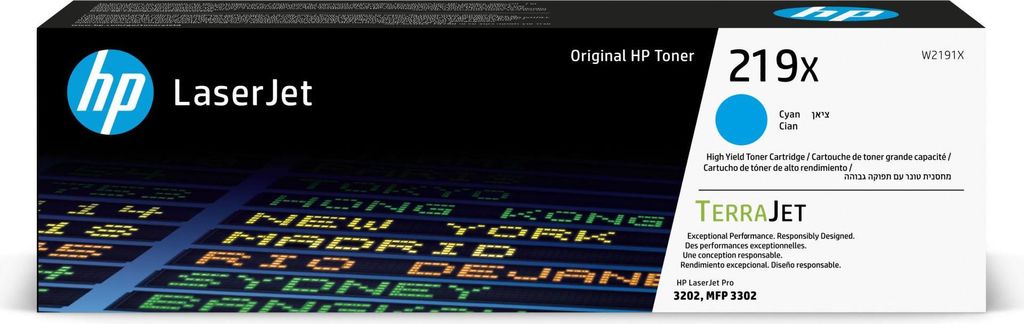219X Cyan Original LaserJet-Tonerkartusche mit hoher Produktbild 