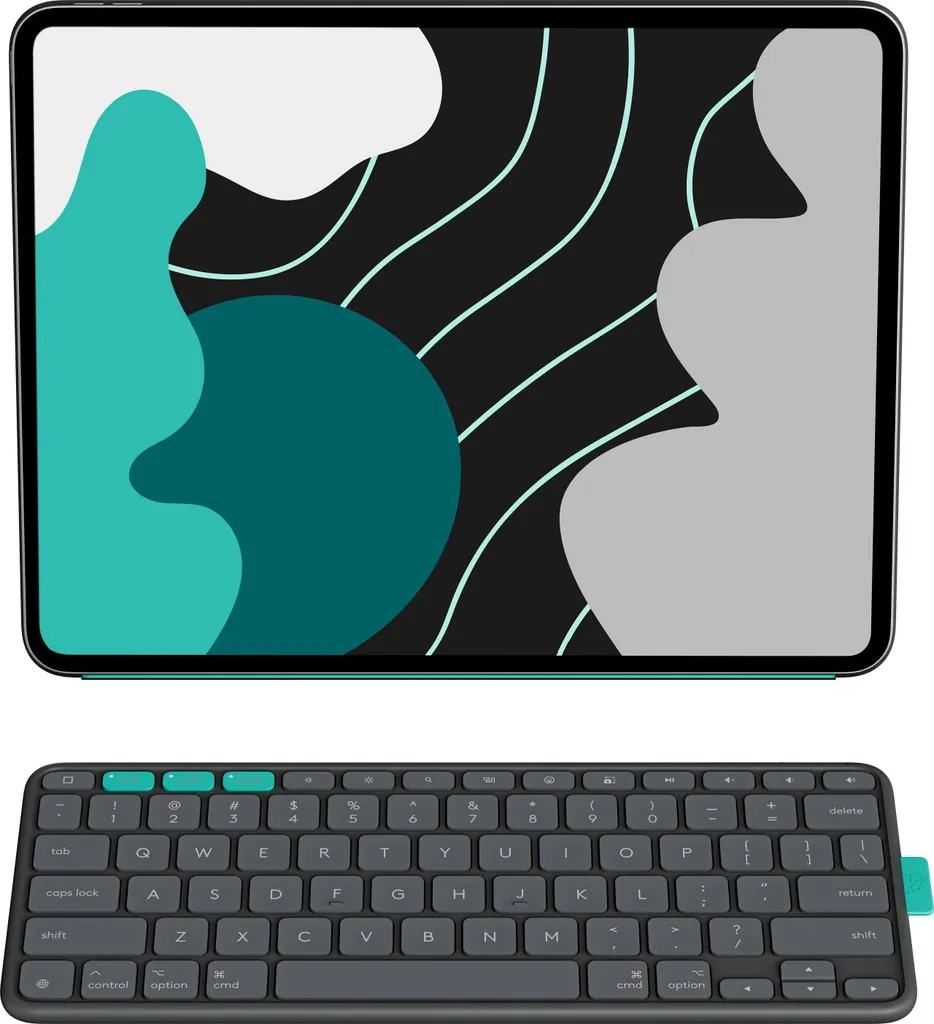 Étui de protection Logitech Flip Folio pour iPad Air 13 M2 et M3 Graphite