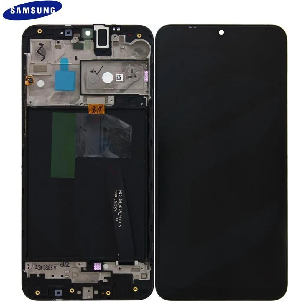 Écran Samsung A10 Noir Service Pack GH82-19515A LCD d'Origine Samsung