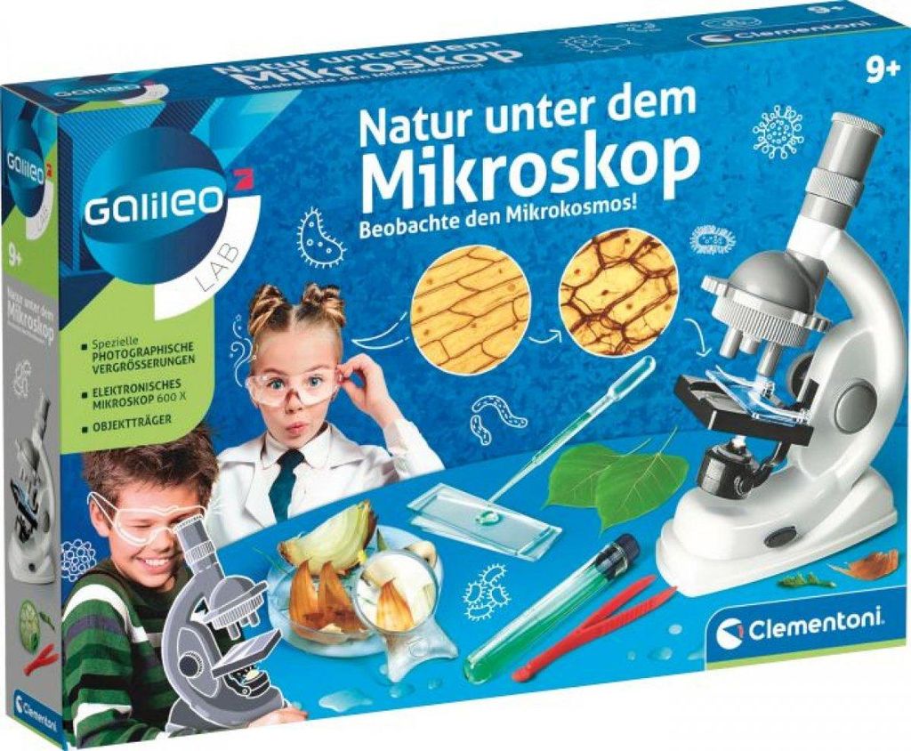 Clementoni 69804 Galileo - Natur unter dem Mikroskop Produktbild 