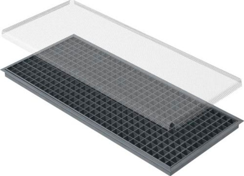 Lichtschachtabdeckung home protect edelstahl 60x120 cm