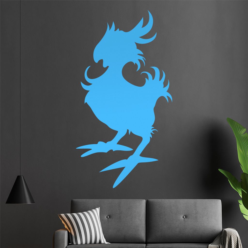 Kücken Huhn Vogel Wandtattoo in 6 Größen - Wandaufkleber Wall Sticker - Dekoration, Küche, Wohnzimmer, Schlafzimmer, Badezimmer